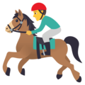horse racing on platform JoyPixels