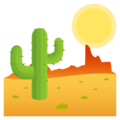 desert on platform JoyPixels