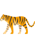 tiger on platform JoyPixels
