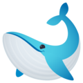 whale on platform JoyPixels