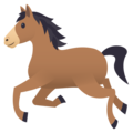 horse on platform JoyPixels
