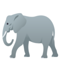elephant on platform JoyPixels