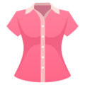 woman’s clothes on platform JoyPixels