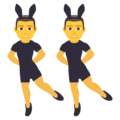 men with bunny ears on platform JoyPixels
