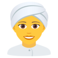 woman wearing turban on platform JoyPixels
