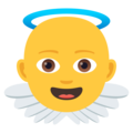 baby angel on platform JoyPixels