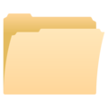 open file folder on platform JoyPixels