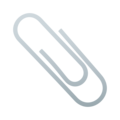 paperclip on platform JoyPixels