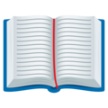 open book on platform JoyPixels