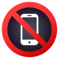 no mobile phones on platform JoyPixels