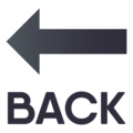 BACK arrow on platform JoyPixels