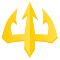 trident emblem on platform JoyPixels