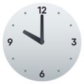 ten o’clock on platform JoyPixels