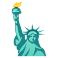 Statue of Liberty on platform JoyPixels