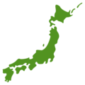 map of Japan on platform JoyPixels