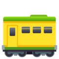 railway car on platform JoyPixels