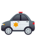 police car on platform JoyPixels