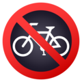 no bicycles on platform JoyPixels