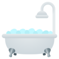bathtub on platform JoyPixels