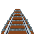 railway track on platform JoyPixels