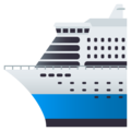 passenger ship on platform JoyPixels