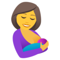 breast-feeding on platform JoyPixels