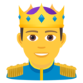 prince on platform JoyPixels
