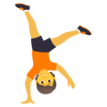 person cartwheeling on platform JoyPixels