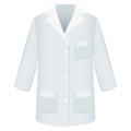 lab coat on platform JoyPixels