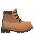 hiking boot on platform JoyPixels