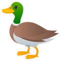 duck on platform JoyPixels