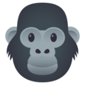 gorilla on platform JoyPixels