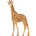 giraffe on platform JoyPixels