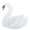 swan on platform JoyPixels