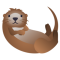 otter on platform JoyPixels