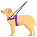 guide dog on platform JoyPixels