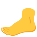 foot on platform JoyPixels