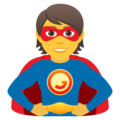 superhero on platform JoyPixels