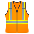 safety vest on platform JoyPixels