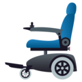 motorized wheelchair on platform JoyPixels