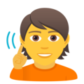 deaf person on platform JoyPixels