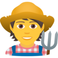 farmer on platform JoyPixels