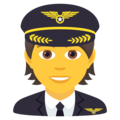 pilot on platform JoyPixels