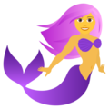 mermaid on platform JoyPixels