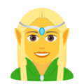 woman elf on platform JoyPixels