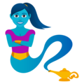 woman genie on platform JoyPixels