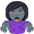 woman zombie on platform JoyPixels