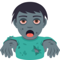 man zombie on platform JoyPixels