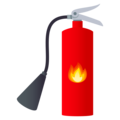 fire extinguisher on platform JoyPixels