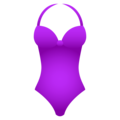 one-piece swimsuit on platform JoyPixels